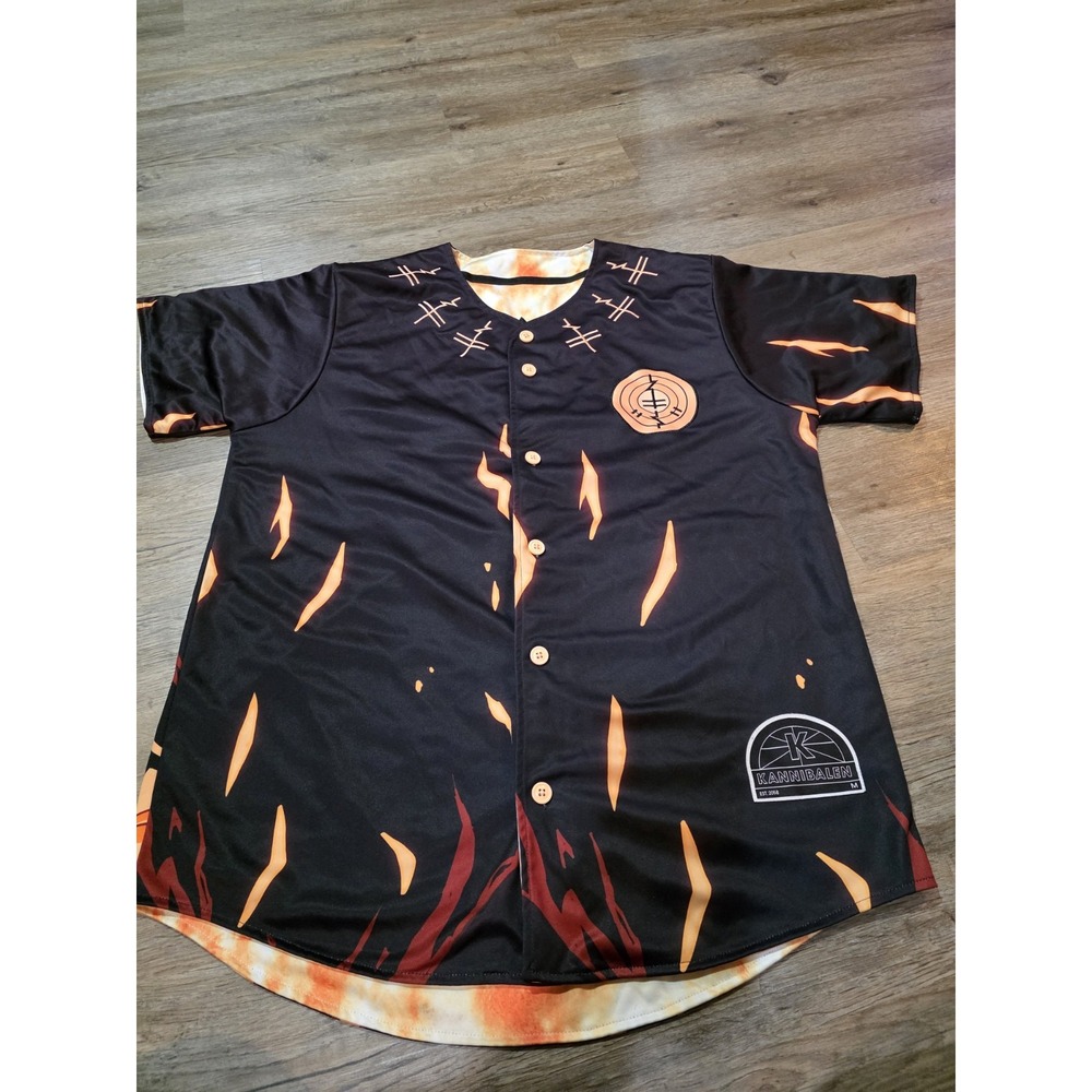 BTSM Black Tiger Sex Machine Reversible Anime Jersey Medium EDM Rave Festival